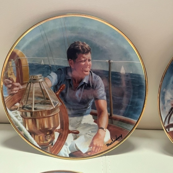 6 Franklin Mint JFK Plates - Picture 6 of 15